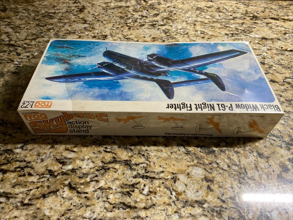 Frog F170 1/72 Scale Black Widow P61 Night Fighter Plastic Model Kit