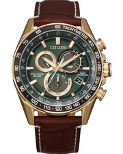 NEW CITIZEN ECO DRIVE PCAT RADIO CONTROLLED CHRONO. PERPETUAL WATCH CB5919-00X
