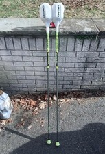 Gabel SLK-R Pali da slalom Kevler in alluminio carbonio con protezioni palo complete TESTA