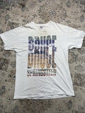 Vtg 90s Bruce Springsteen 1992 1993 World Tour T Shirt Sz XL SS Made in USA