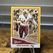 2017 Panini Classics /99 Timeless Tributes Gold John Riggins #151 Washington