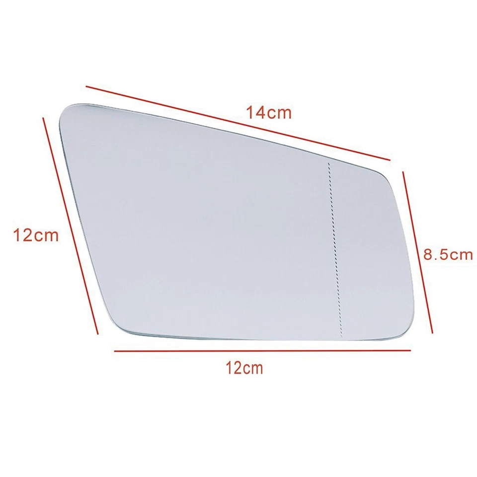 Rechts Außenspiegel Spiegelglas Beheizbar für Mercedes W246 W204 W212 W207 W221 - Bild 3 von 4