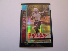 JASON MCADDLEY 2002 BOWMAN CHROME XFRACTOR RED AUTOGRAPHED ROOKIE CARD #247. rookie card picture