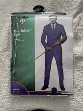 Traje Disfraz Spirit Halloween el Guasón Para Hombre Púrpura, Talla Grande DC Comics