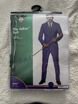 Spirit Halloween the Joker Men's Costume Suit Purple, Size Large DC Comics