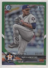 2018 Bowman Chrome Prospects Green Refractor 4/99 Rogelio Armenteros #BCP184 s3g