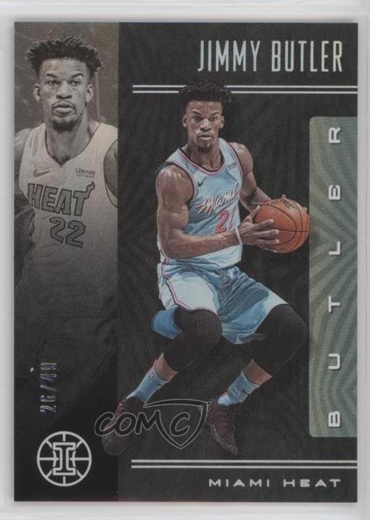 2019-20 Panini Illusions Trophy Collection Black 26/49 Jimmy Butler #139 7y2