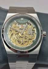 Mathey Tissot Zeus Skeleton 41mm H118CFAV 28 Jewels Automatic Men's Watch