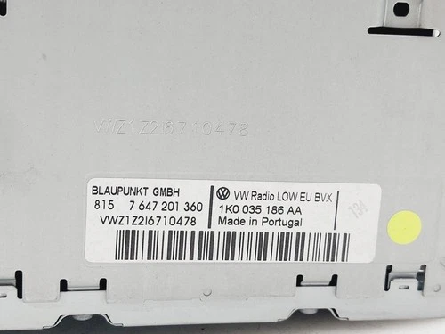 1K0035186AA Sistema Audio/Radio Cd para VOLKSWAGEN GOLF VI (5K1)(10.2008 9214765 - Imagen 5 de 10