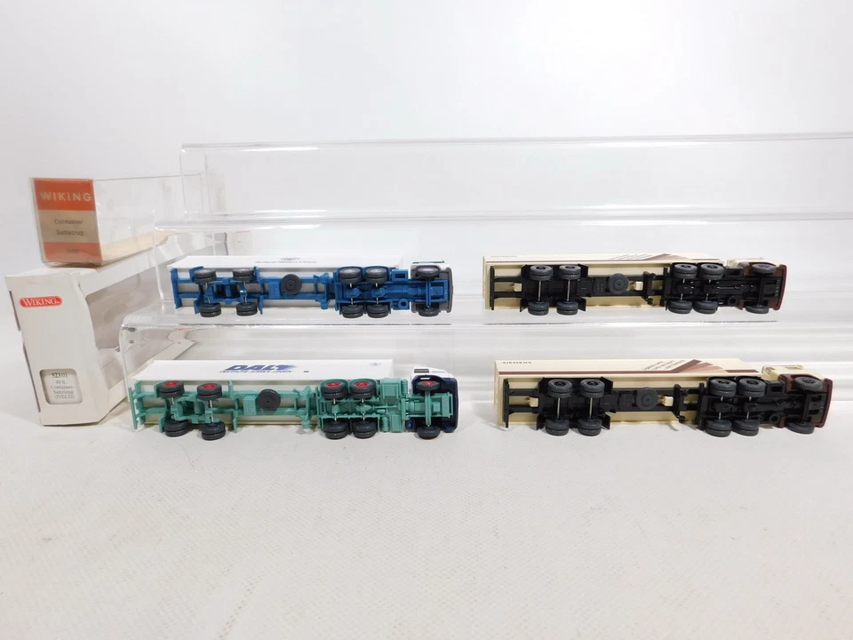 4X H0 1:87 Modèle: 520 Scania Siemens/US + 523 Iveco Mint + 2X Box #CY923-0,5 - Photo 3/4