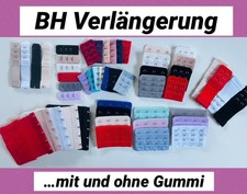BH Verl&auml;ngerung Erweiterung 1 2 3 4 Haken Schwarz Wei&szlig; Beige Blau Creme Rot Grau