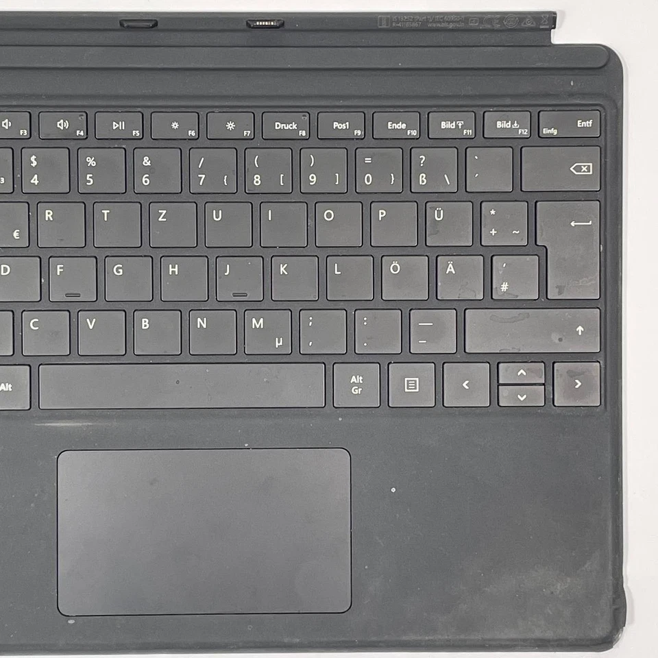 UNGETESTET Microsoft Type Cover Tastatur Trackpad für Surface Pro - Schwarz - Bild 2 von 4