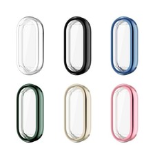 Screen Protector Housing Bumper-Shell Frame Soft Case for Mi-Band 8 Watch Sleeve