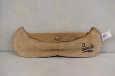 Leather Pencil Case/Pouch Fort Hall Idaho Souvenir Indian Made in USA Vintage