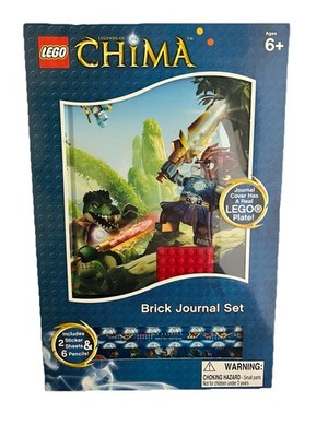 LEGO Legends of Chima Brick Journal Set Includes 2 Stickers Sheets & 6 Pencils