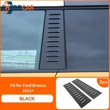 2PCS Window Pillar Post Decor Covers Trim For Ford Bronco 2021-2025 Accessories