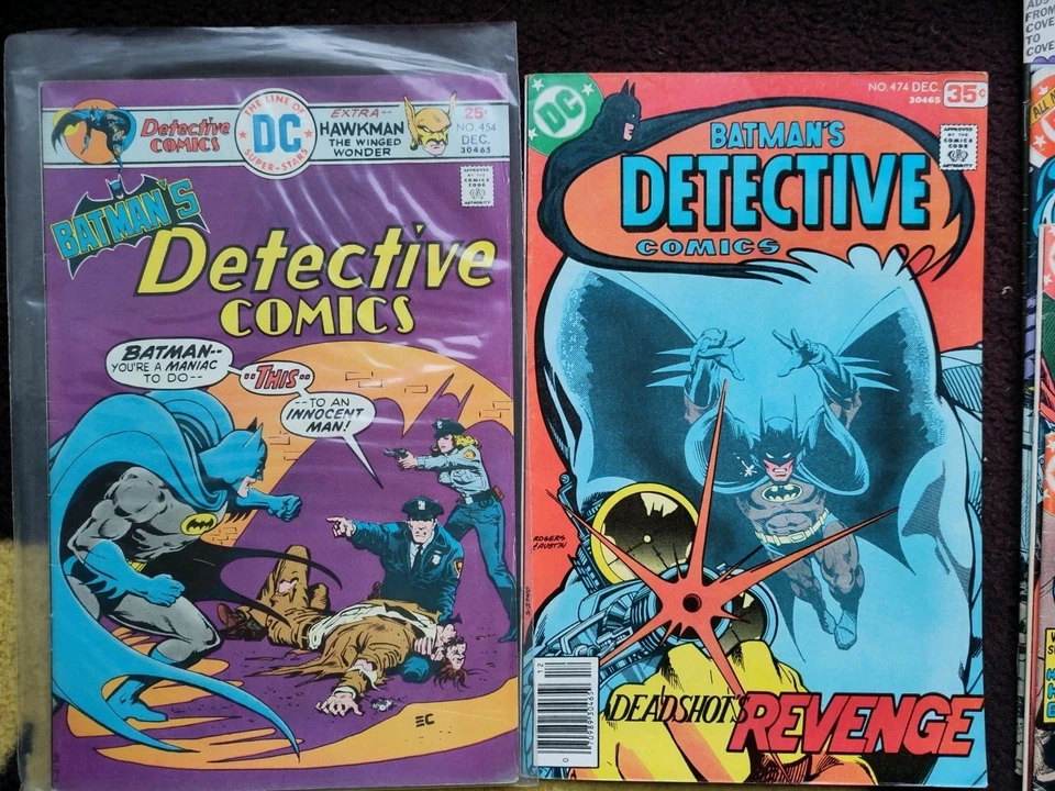 10 US DC DETECTIVE COMICS BATMAN ab 1975 451 452 454 455 474 476 477 478 480 481 - Bild 4 von 4