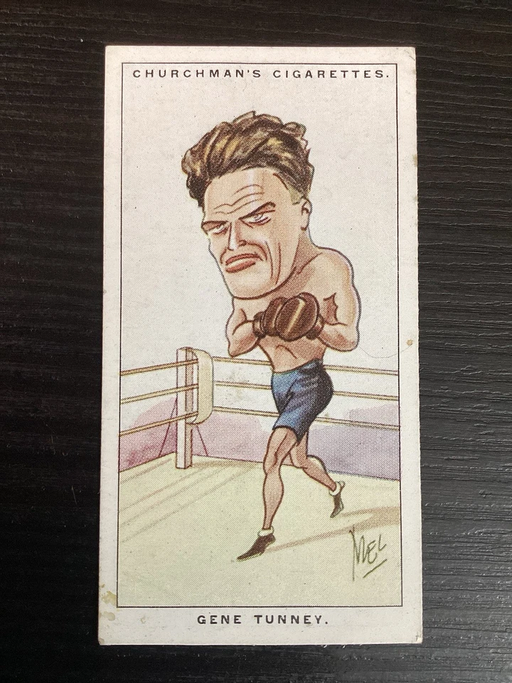 1928 Churchman's Men of the Moment in Sports #16 Gene Tunney - Boxing - Image 2 of 3