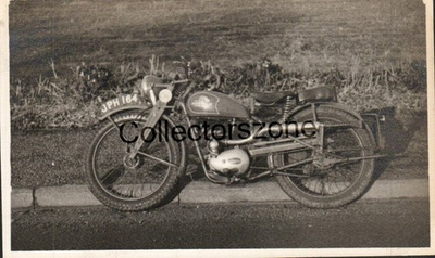 #ad #ad 1952 Unidentified Sporting Motorcycle Villiers engine 5x3 Inch GBP 14.00