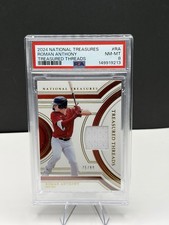 2024 Panini National Treasures Treasured Threads Roman Anthony#TT-RA /99(MEM,RC)