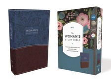NIV, The Woman's Study Bible, Leathersoft, Blue/Brown, Full-Color, Red Letter: