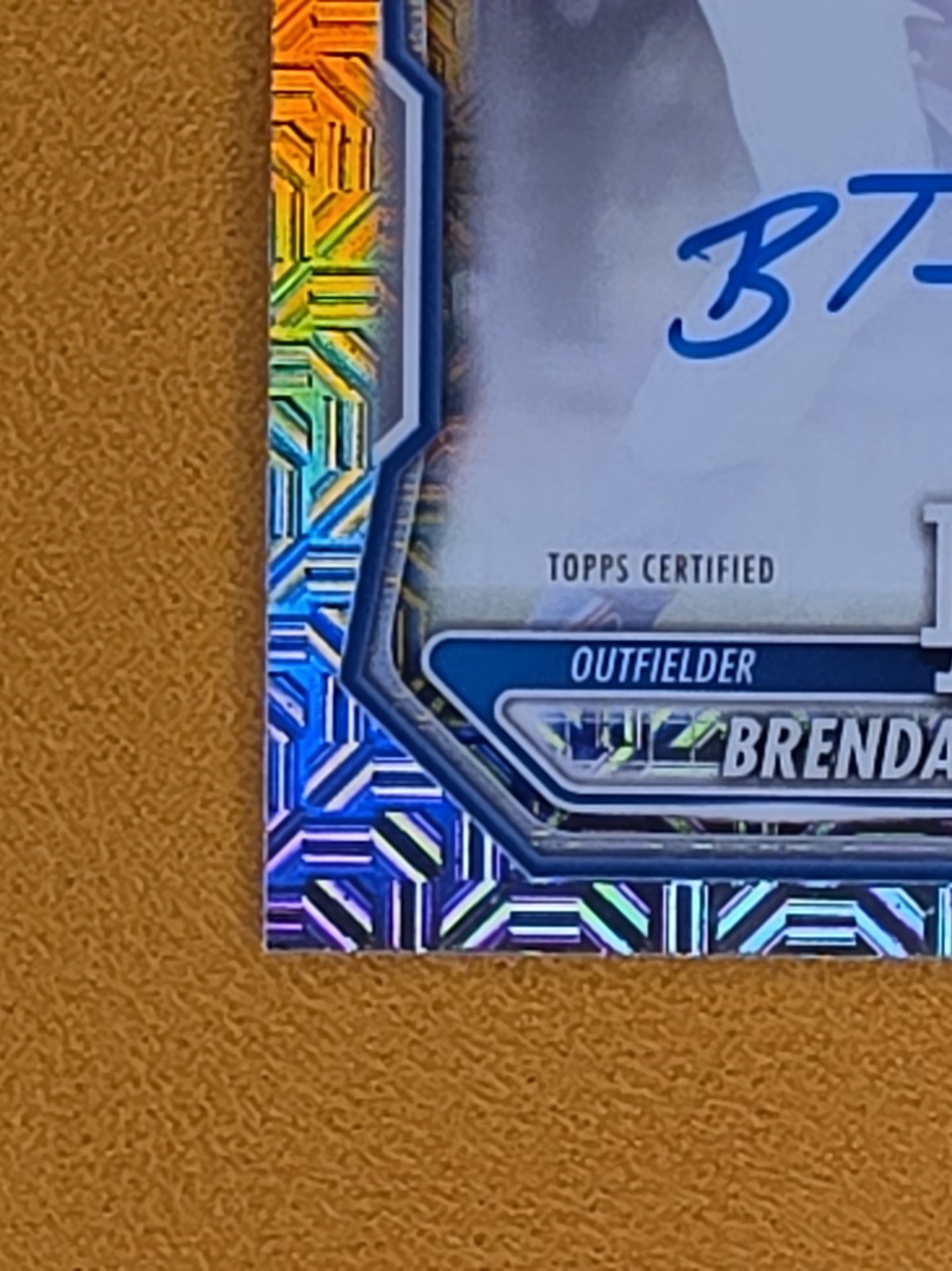 2026 Bowman Chrome Prospect Autographs Brendan Tunink #CPA-BT Hta Choice /00403 view 5