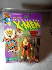 X-Men Sabretooth 5” Figure Toy Biz 1991 Uncanny X-Men Self Healing Wounds NEW