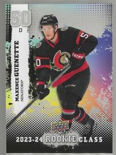 2023-24 Upper Deck #RC-30 Maxence Guenette 2023-24 Rookie Class