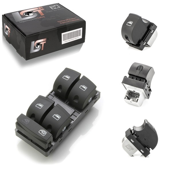 4X Fensterheber Schalter Vorne Hinten Set FüR Audi A3 8PA A6 4F2 4F5 4FH Q7 4LB-image