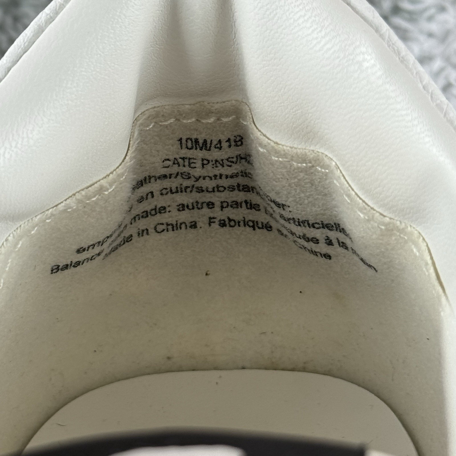 Karl Lagerfeld Paris Cate Pins Shoes Women's Size 10 Medium White Leather image 10