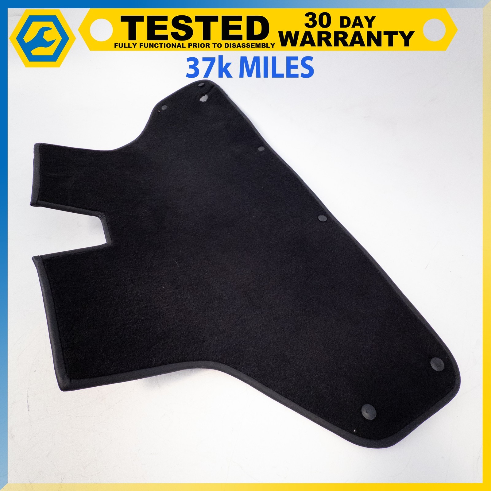05-16 ASTON MARTIN DB9 VOLANTE TRUNK PANEL FLOOR CARPET COVER BLACK OEM