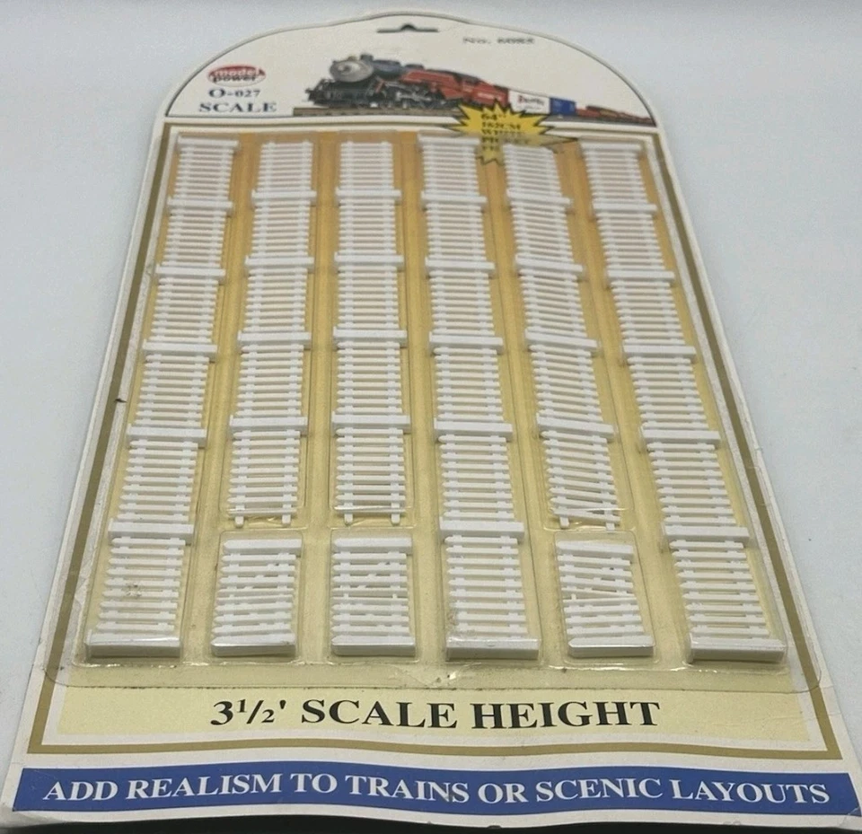 Model Power 6085 O Scale White Picket Fence Set - Image 2 of 2