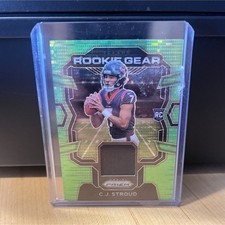 Panini Prizm Rookie Gear Neon Green Pulsar C.J. Stroud Houston Texans 2023
