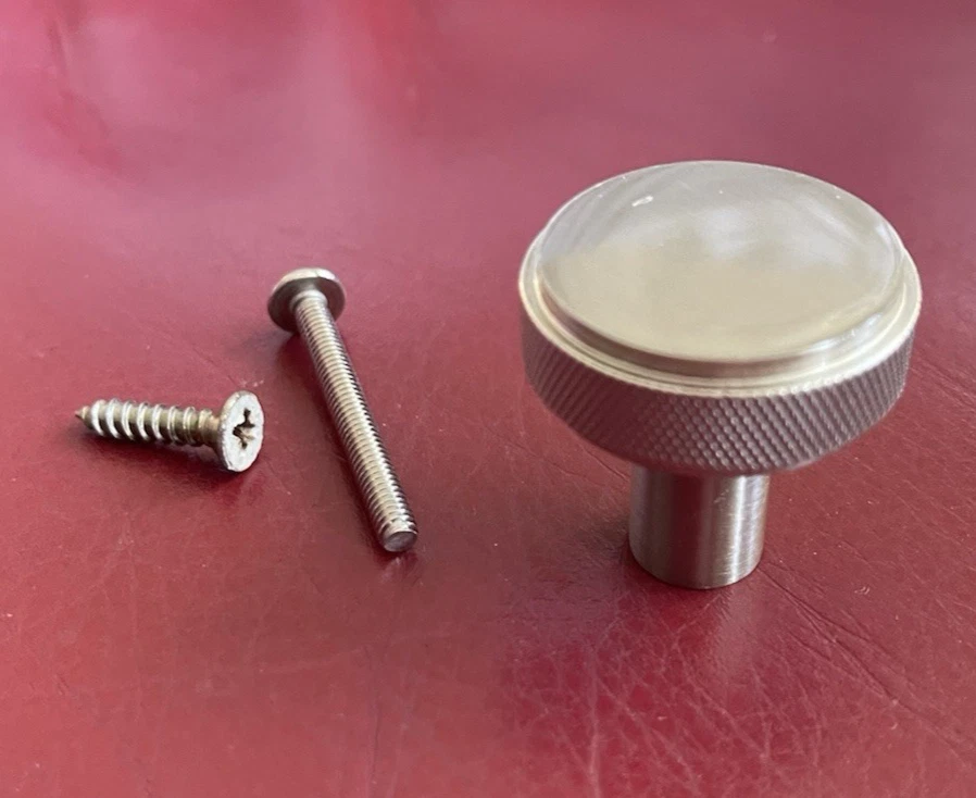 TOTALMENTE NUEVO Restauración Hardware Lambeth Pulido Níquel Perilla 1.25" Foto 2 de 3