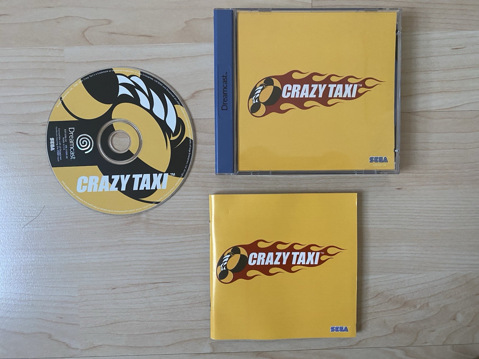Crazy Taxi - Sega Dreamcast - PAL dont FRA Français - Complet