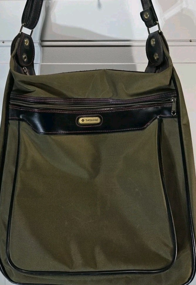 Bolso de viaje/fin de semana de lona Samsonite vintage bonito, limpio