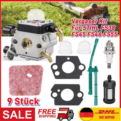 Vergaser für Stihl FS38 FS45 FS46 FS55 - FS75 FS80 FS85 HL45 Freischneider DE