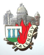 INSIGNE SAPEURS POMPIERS DE VALENÇAY ( 36 INDRE ) - POUR COLLECTION
