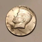 1969 Kennedy Half Dollar 50C Coin Circulated Uncertified US Currency