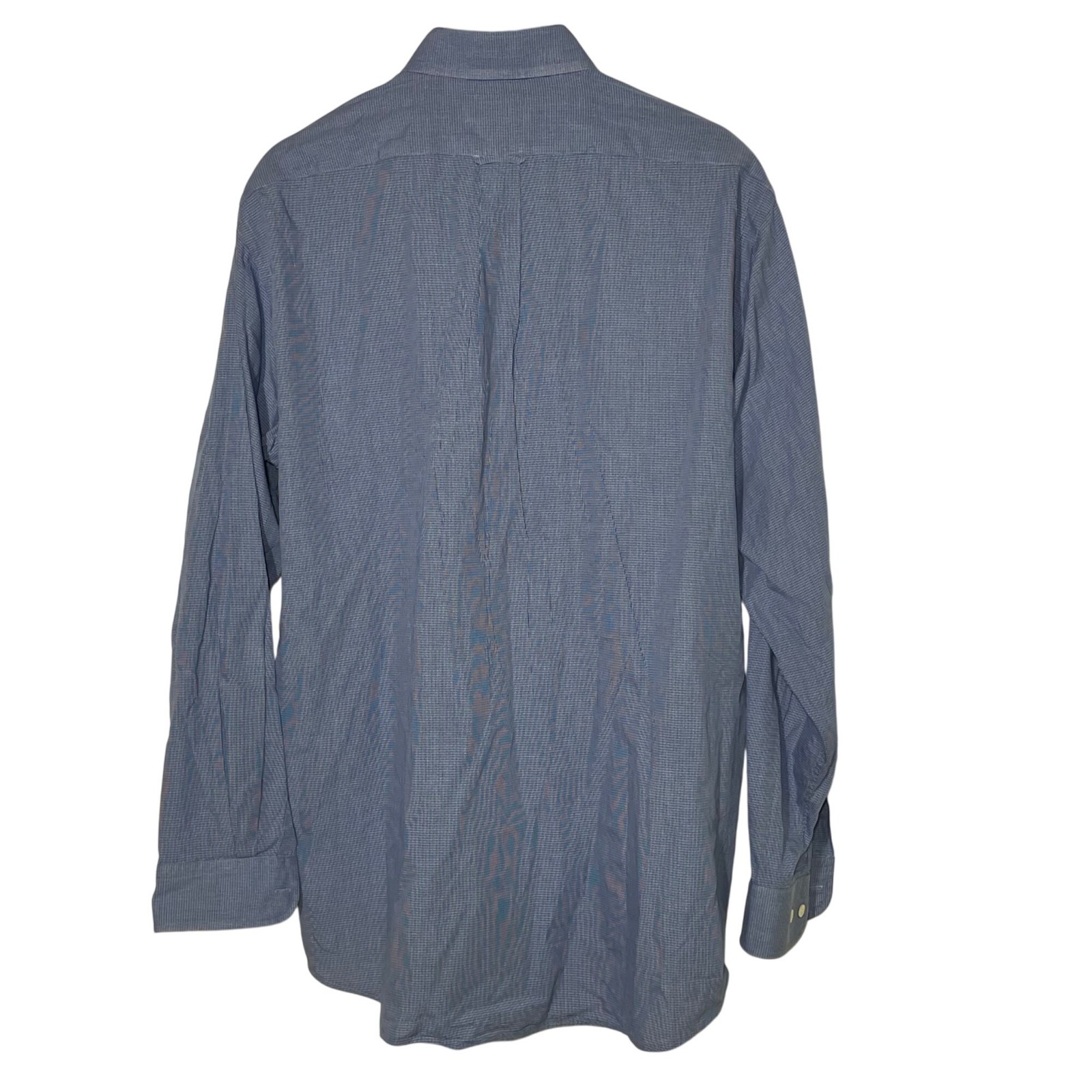 Faconnable Micro Box Checked Cotton Button Down D… - image 2