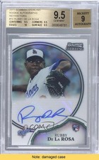 2011 Bowman Sterling Rookie Refractor Rubby De La Rosa BGS 9.5 Auto READ 1u0