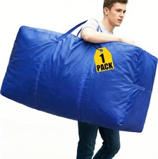 66 Gallon Extra Large Storage Bags, XXL Moving Bags with Zippers Side Handles,