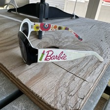 BARBIE 50th Anniversary little girl Sunglasses by Mattel White Pink