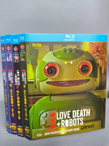 Love, Death & Robots Season 1-4 (2025) 4-Discs All Region New Box Set Sealed