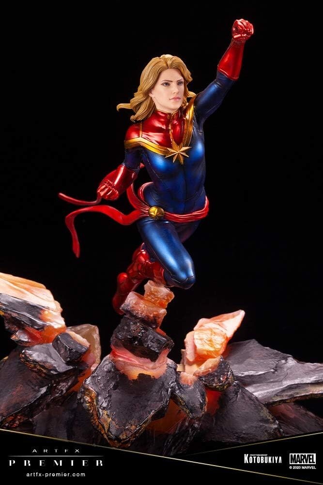 KOTOBUKIYA - ARTFX PREMIER キャプテン・マーベル MARVEL UNIVERSE(マーベルユニバース) 1/10 簡易組立キット フィギュア(MK323) コトブキヤ Kotobukiya ARTFX PREMIER MARVEL UNIVERSE Captain Marvel 1/10