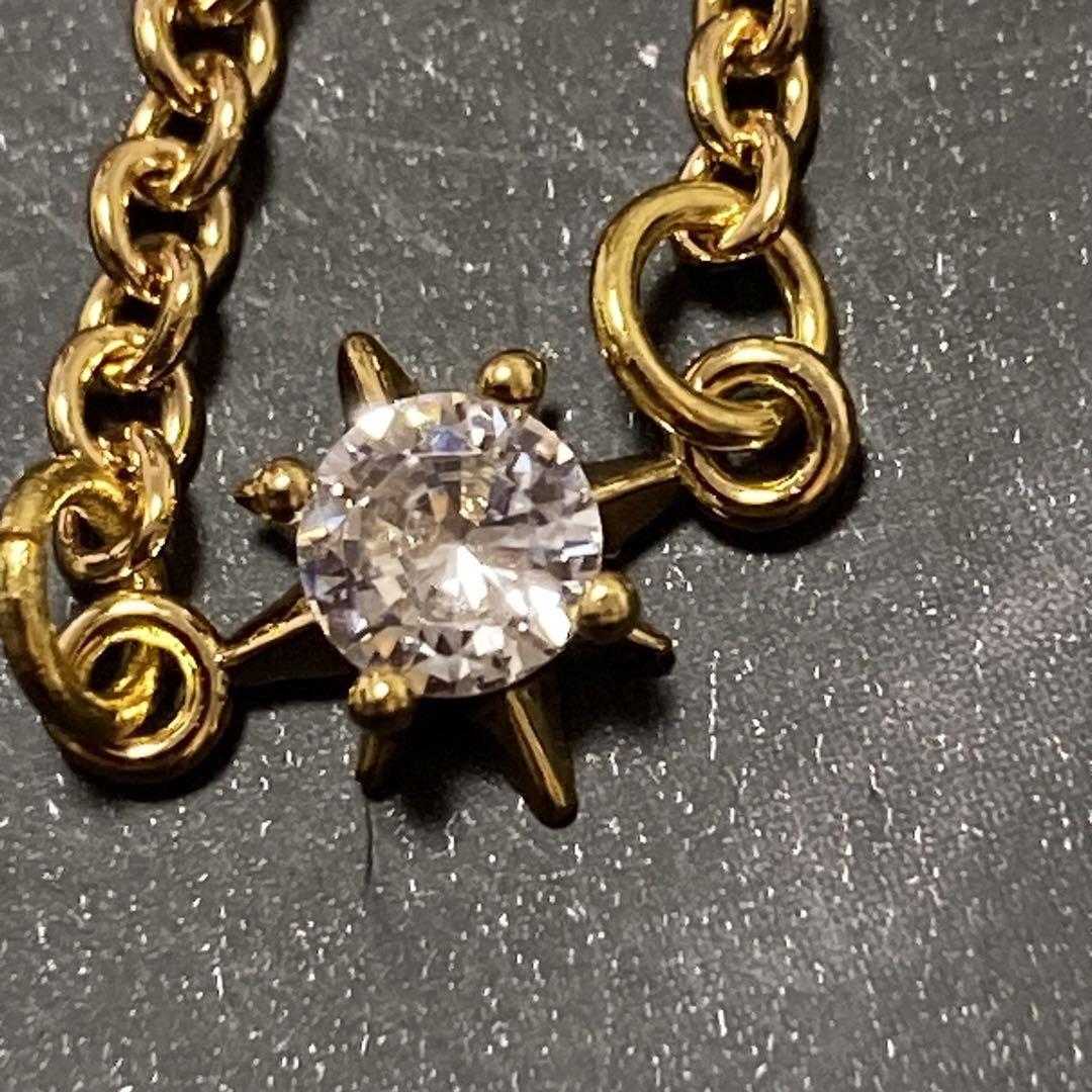 Vivienne Westwood Necklace DORINA MOON Gold w/drawstring
