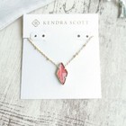 Kendra Scott Gold Raspberry Illusion Short Pendant Necklace - Kinsley
