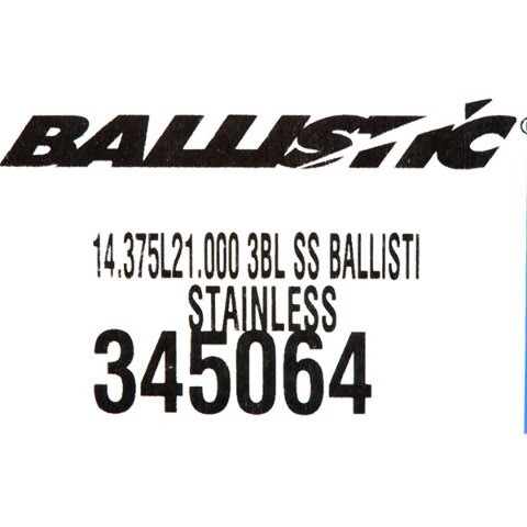 Michigan Wheel Ballistic Boat Propeller 345064 | BRP LH 14 3/8 x 21P - Bild 3 von 3