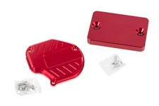 TRX 450R +06 Throttle Master Cylinder Cover Billet Aluminum Red by Alba Racing