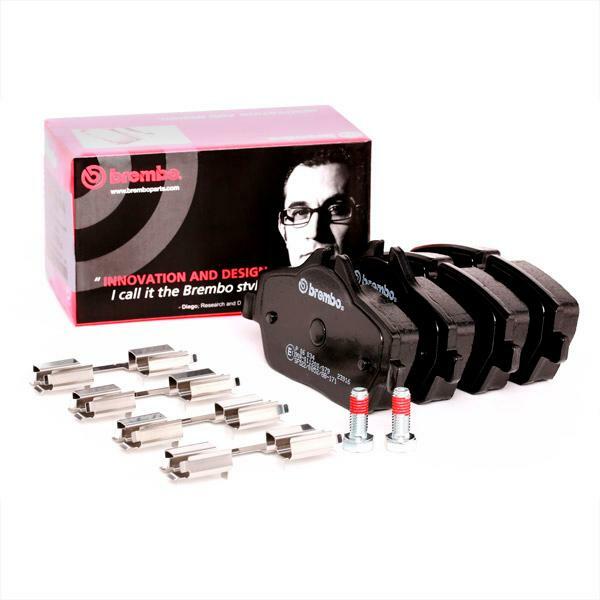 Plaquettes de frein Brembo P 06 034 anti-bruit pour train avant MINI et BMW Série 1